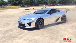 A Chrome LFA Doing Donuts Still Sounds Great